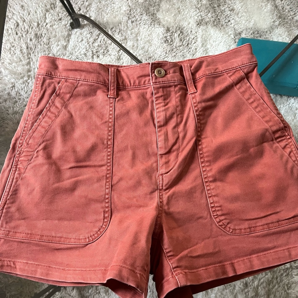 Madewell Rust Cargo Shorts Womens 28P